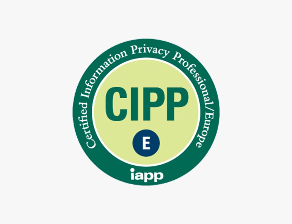 Certificate for CIPP (Certified Information Privacy Professional)